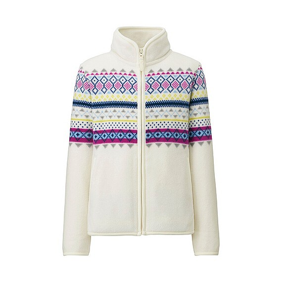 Áo nỉ lông cừu Uniqlo xịn 100% cho bé gái