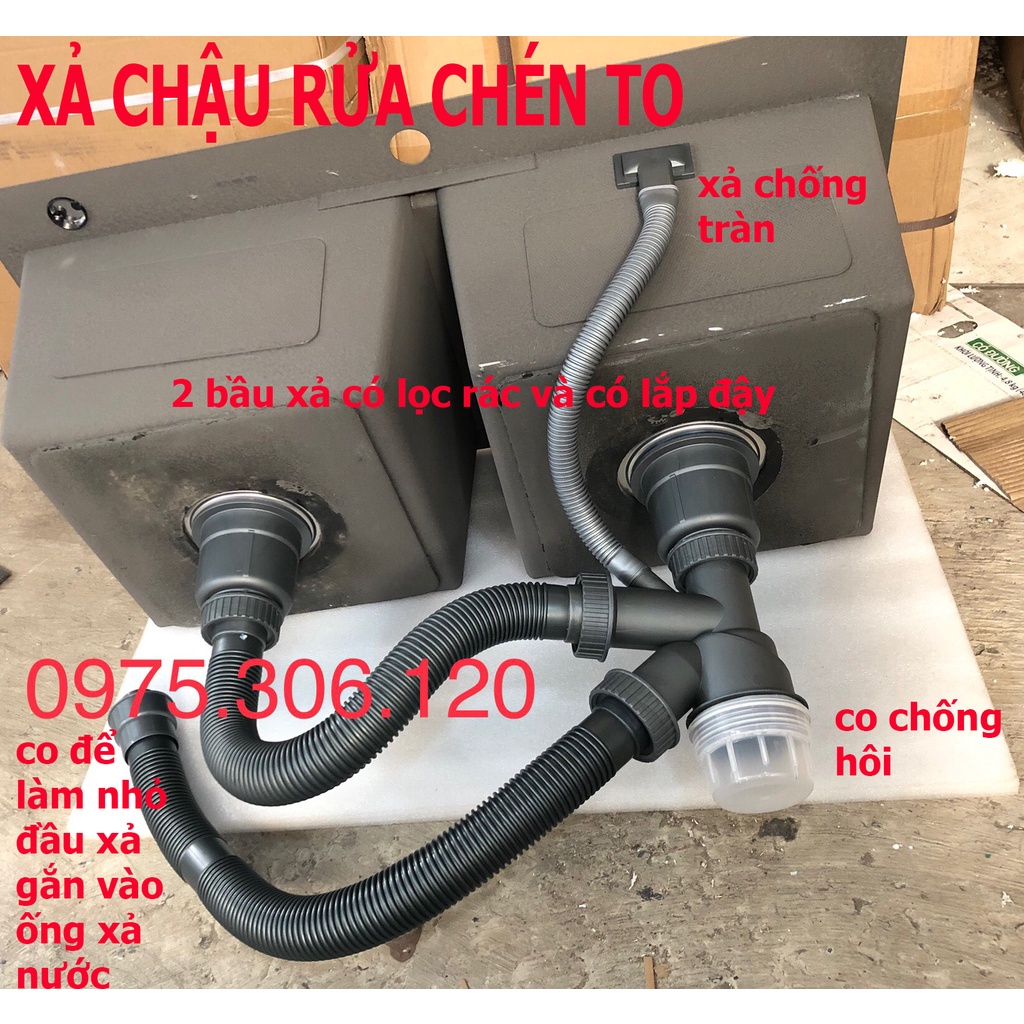 [LOẠI 1-DÀY 3LY] Chậu Rửa Chén Bát INOX SUS 304 N3 12050 NA.GRAND HÀNG CAO CẤP NHẤT MẶT DÀY 3LY HÀNG BAO XÀI