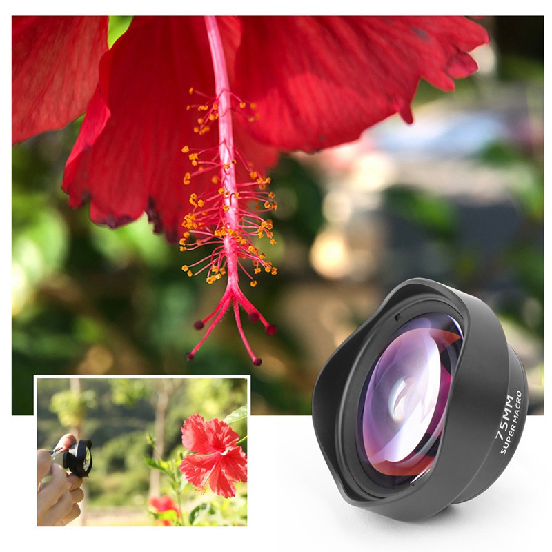 Pholes 75mm Mobile Macro Lens Phone Camera Macro Lenses For Iphone Xs