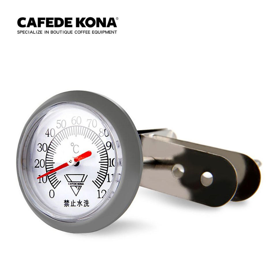 Nhiệt kế pha chế Cafede Kona | Nhiệt kế cơ chống nước, siêu bền, không dùng pin