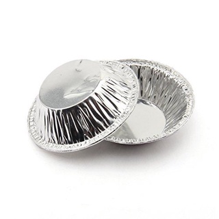 Khuôn bánh tart bằng giấy bạc dùng 1 lần set 10 chiếc