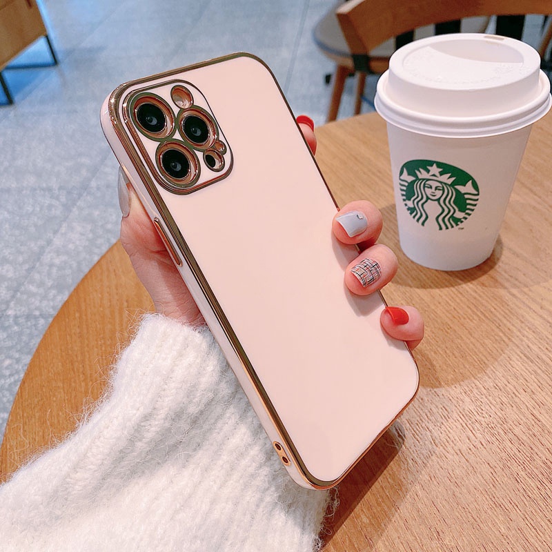 Ốp lưng iphone logo táo viền vuông 6/6plus/6s/6splus/7/7plus/8/8plus/x/xr/xs/11/12/pro/max/plus/promax - Awifi C2-4