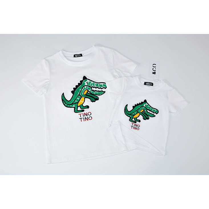 Áo thun phông nam nữ form rộng Familylove - Mẫu áo Unisex Cá Sâu TINO chất Cotton 100% cao cấp