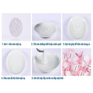 Mặt nạ giấy nén cấp ẩm thải đọc
