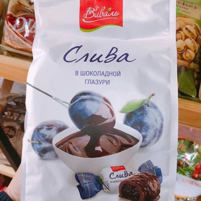 kẹo socola bọc mận