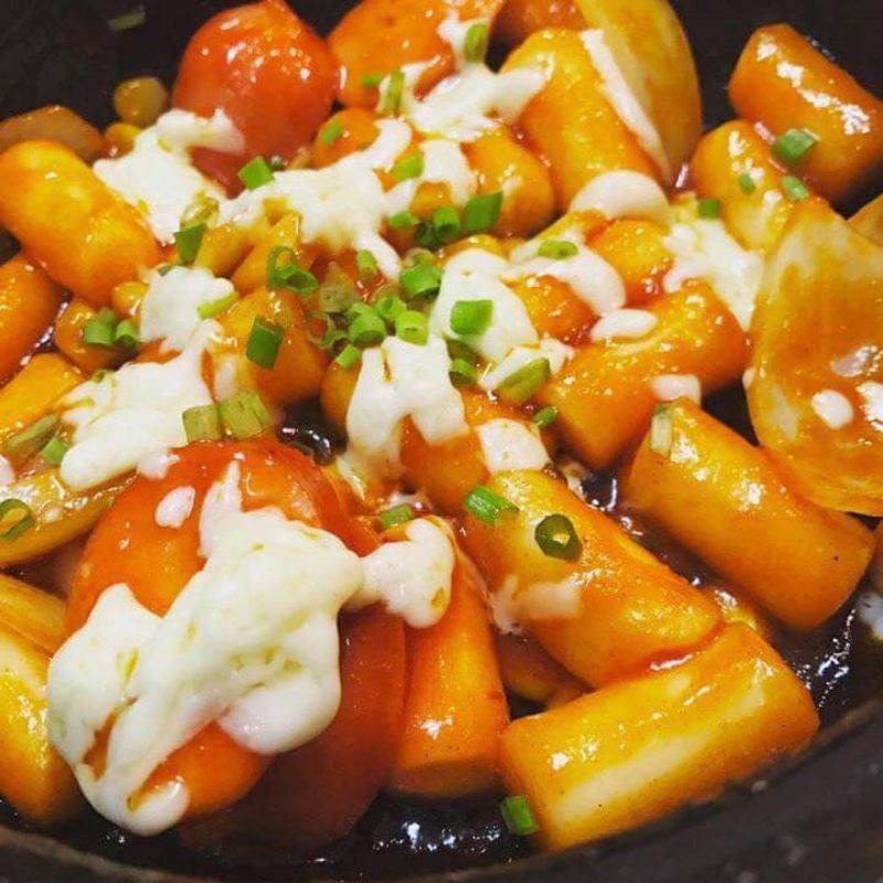 BÁNH GẠO TOKBOKKI HÀN QUỐC/SỐT/PHOMAI