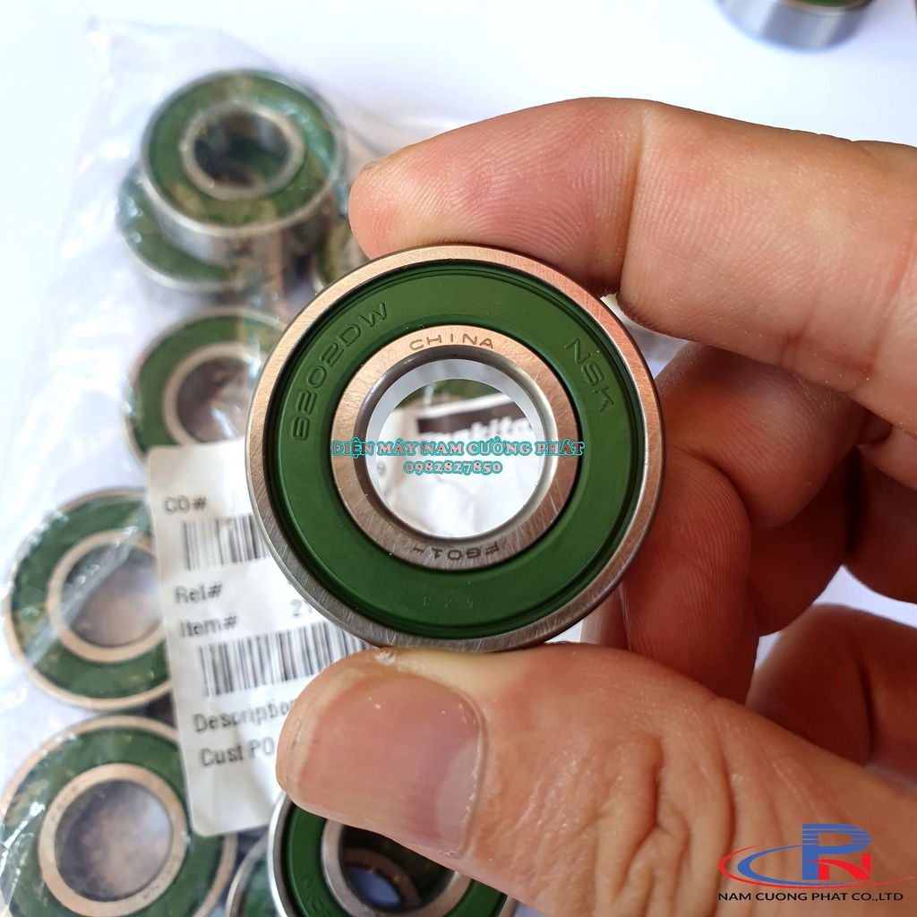 Vòng bi bạc đạn 6202DDW NSK lắp máy Makita 211228-7