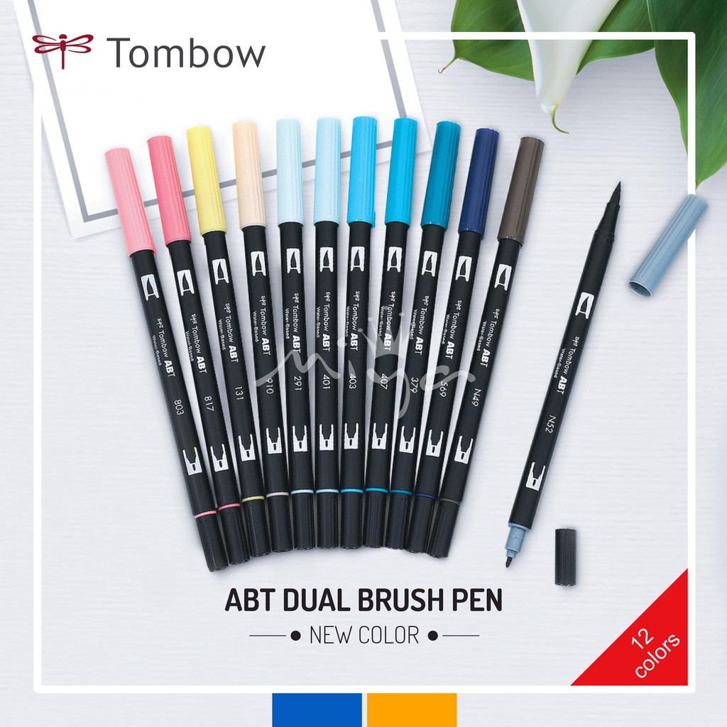 [New Colors] Bút maker Tombow Dual Brush AB-T