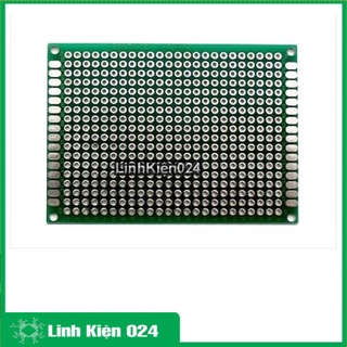 PCB 5x7cm Loại Tốt Phủ Xanh ( PCB Đục Lỗ )