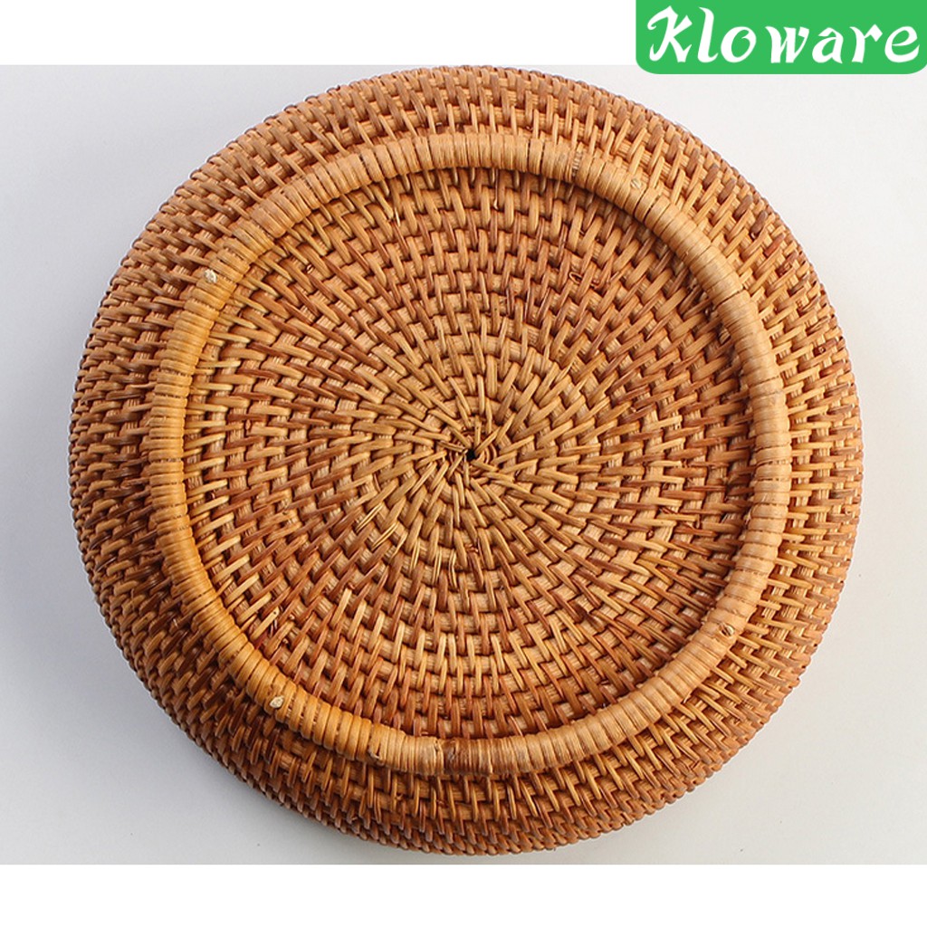 Rổ tròn đựng rau trái cây đan mây tre thủ công mỹ nghệ