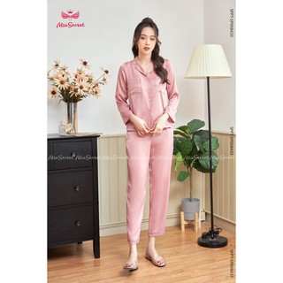 Bộ Pijama Nhung Hồng Trần Chỉ