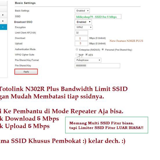 Bộ Phát Sóng Wifi Totolink N302R Plus