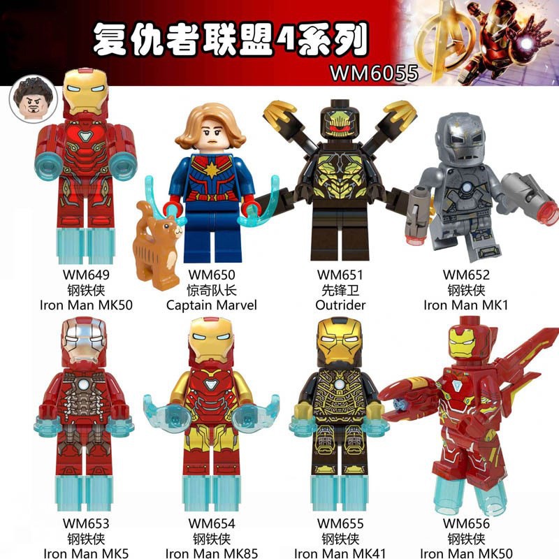 Mô Hình Lego Nhân Vật Iron Man Mk50 Trong Avengers 4