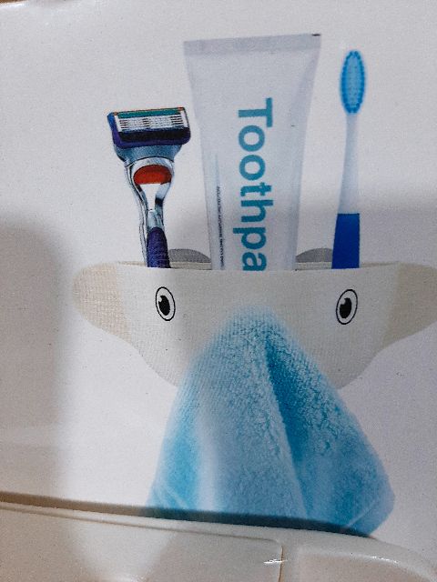 Cài bàn chải đánh răng hình con Voi