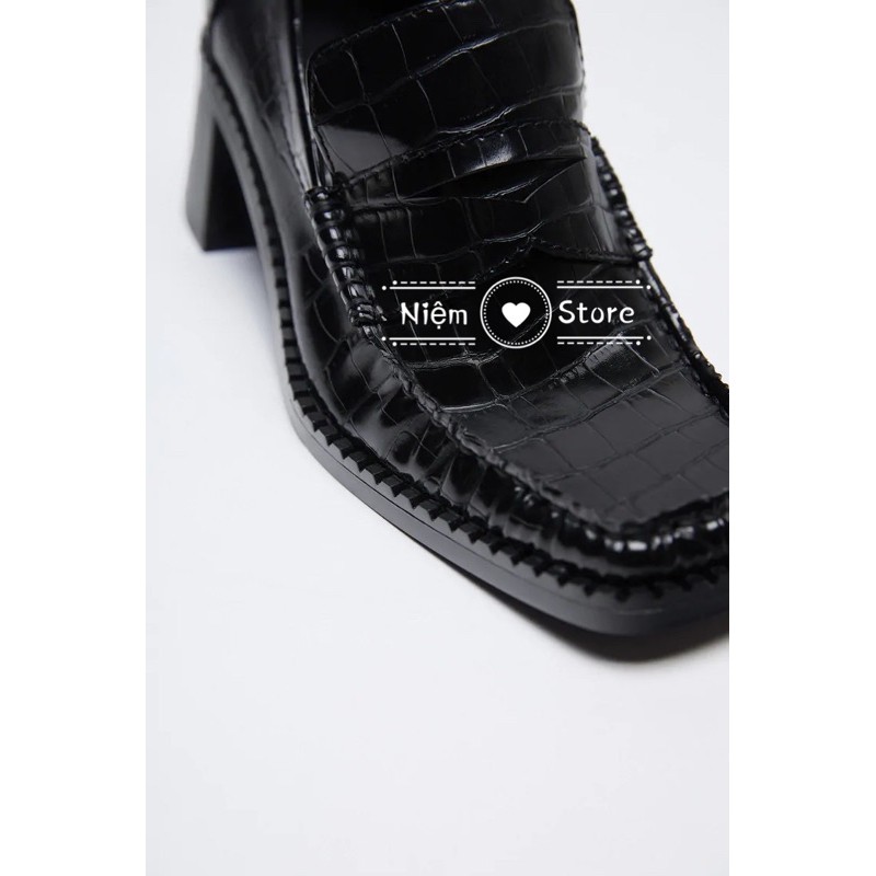 Giày mọi loafer đế vuông Za.ra xuất xịn (có big size) | BigBuy360 - bigbuy360.vn