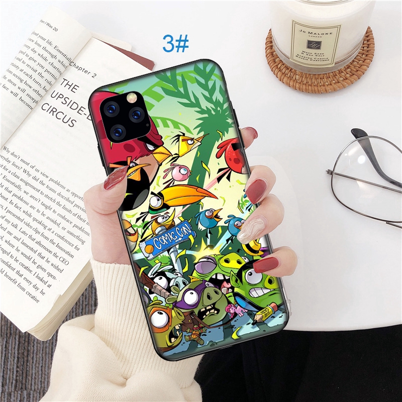 Ốp điện thoại mềm in hoạt hình Angry birds ngộ nghĩnh cho Iphone 11 Pro Max