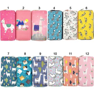 BST bóp ví dài cầm tay họa tiết hoạt hình động vật lạc đà và ngựa vằn cute dễ thương cho nữ - Link 28 - Banana Store
