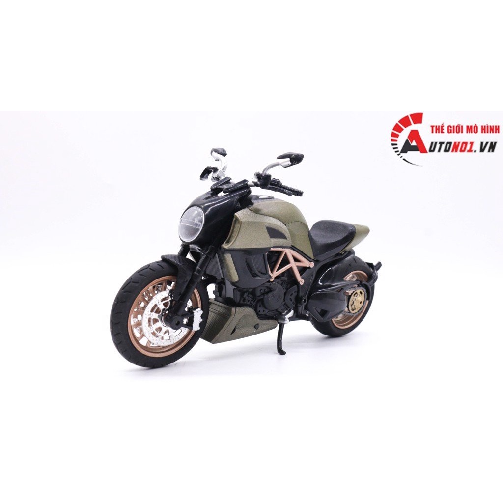 MÔ HÌNH XE DIAVEL GREEN 1:12 CÓ ĐÈN NHẠC DIECAST METAL 7762