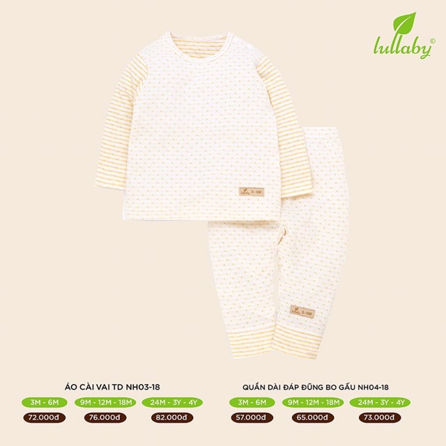 Bộ cài vai Lullaby vải thở hàng mới 2019