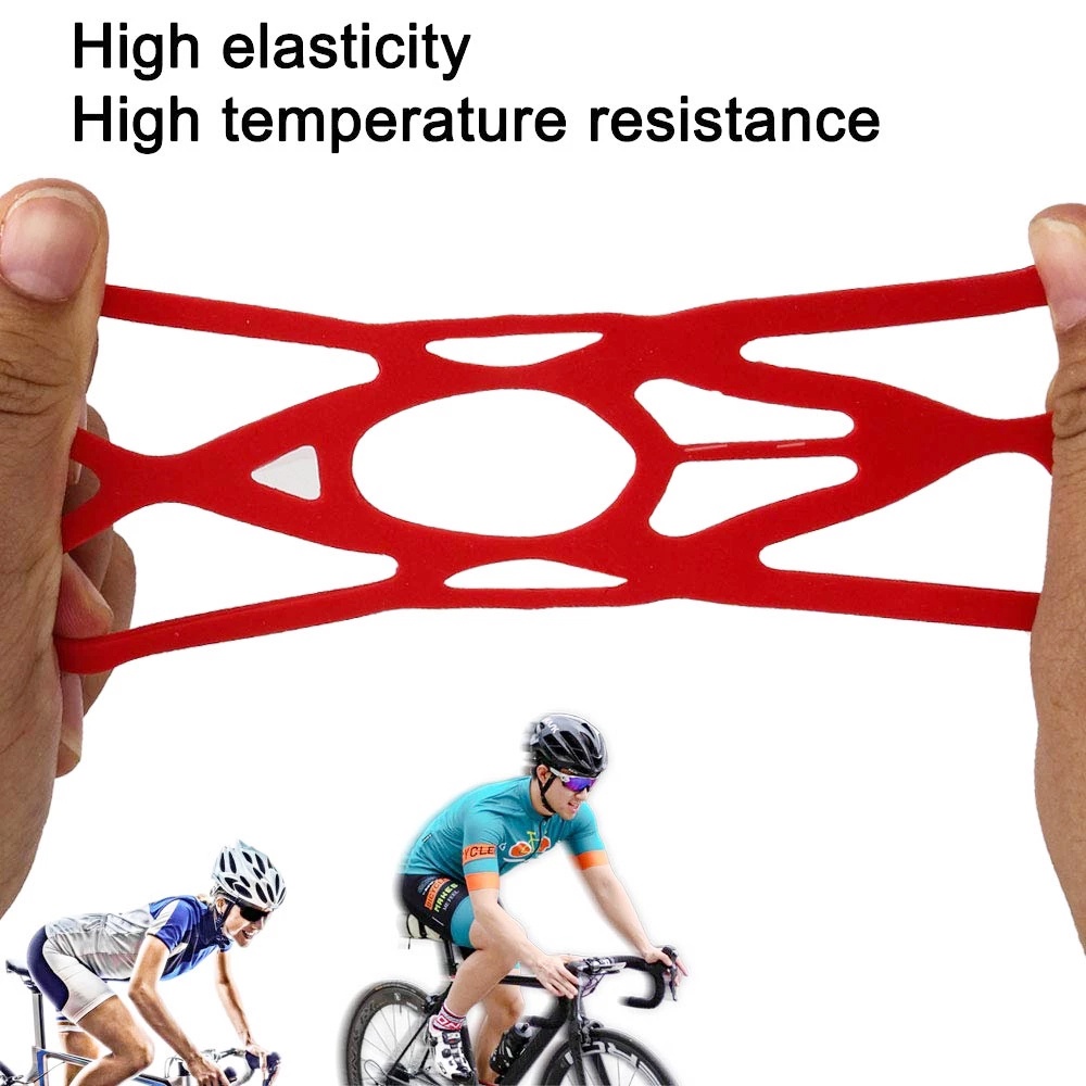 1 Dây Giữ Điện Thoại Trên Xe Đạp Chống Rung 360° Dây Đai Silicon Giữ Điện Thoại An Toàn Cho Xe Đạp/Xe Máy