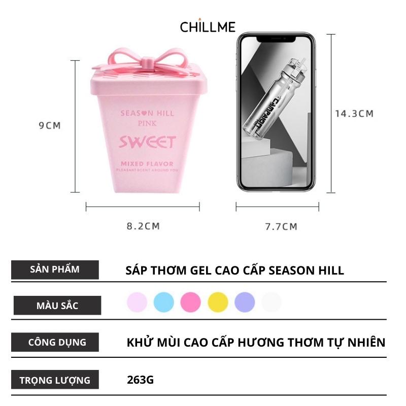 Sáp thơm nhà vệ sinh Season Hill khử mùi phòng ngủ tủ quần áo cao cấp thư giãn - Chillme