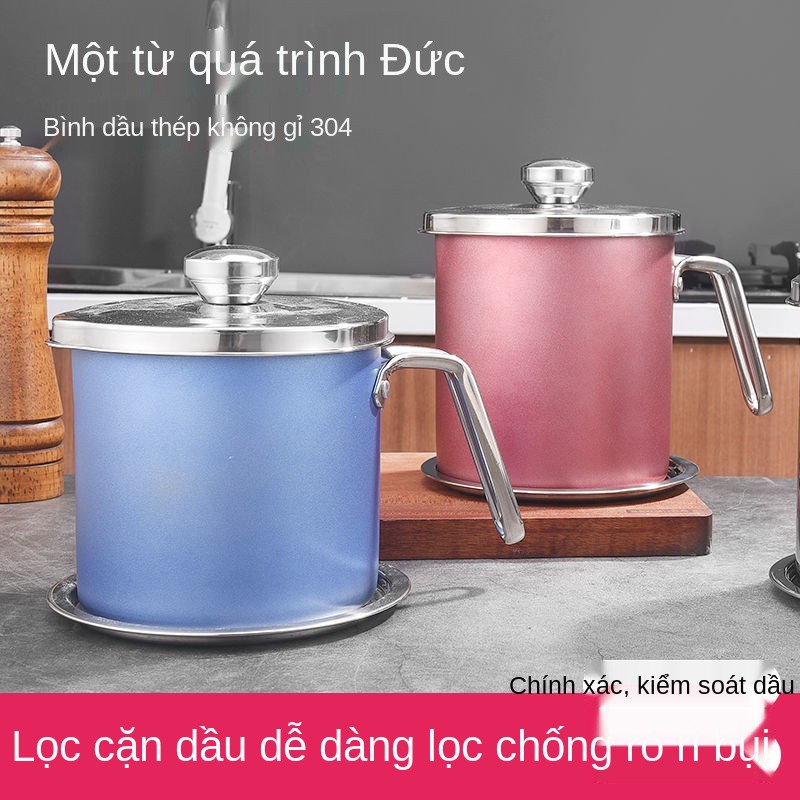 Máy lọc dầu gia dụng bằng thép không gỉ 304 tạo tác thùng chứa dung tích lớn cặn bể