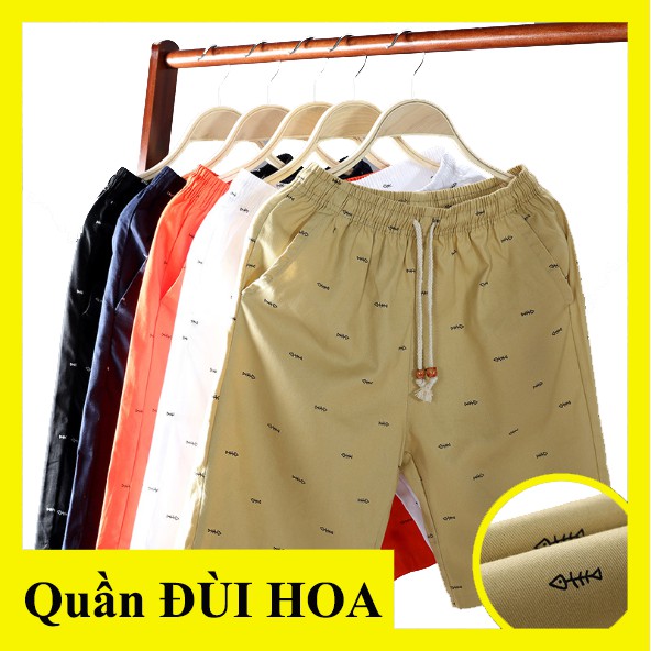 Quần SHORTS Hoa - Quần Đùi Nam Xương cá - Nhiều màu [ tratstore ]