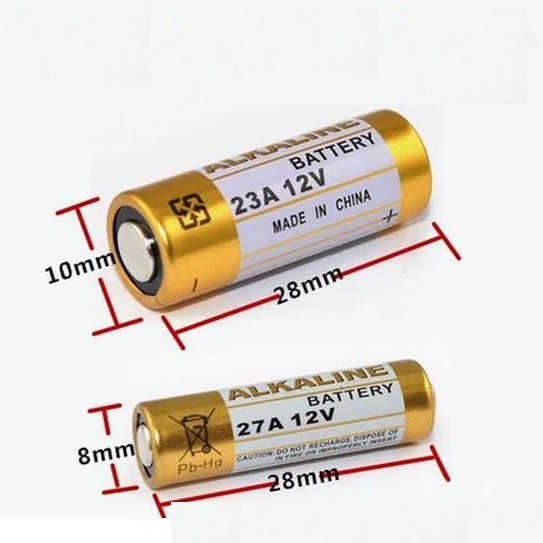 Vỉ 5 Pin 12V 23A\ 27A Alkaline Dùng Cho Remote RF