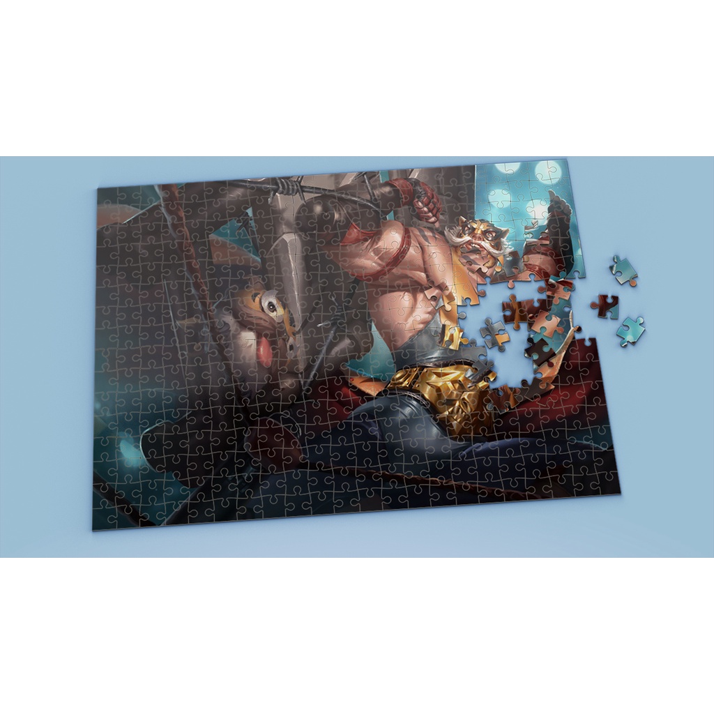 League of Legends Tranh ghép hình BRAUM - Mẫu 1 - Nhận in theo yêu cầu