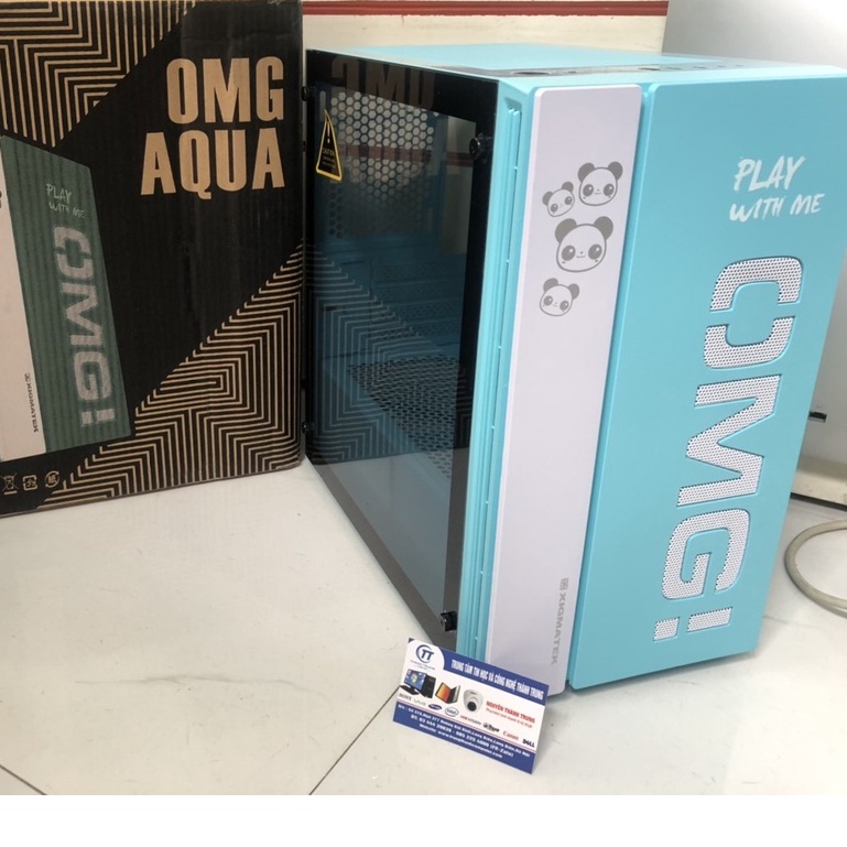 Vỏ Máy tính (Vỏ case) XIGMATEK NYX (EN43057) 2 Mặt Kính Cường Lực - Chính Hãng Mai Hoàng