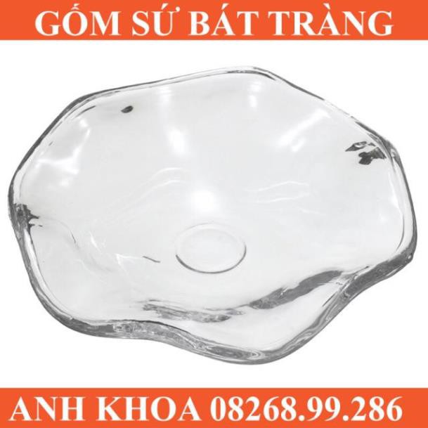 Đĩa thuỷ tinh dùng cho đèn xông thuỷ tinh hoặc đèn sứ Bát Tràng nha! - Gốm sứ Bát Tràng Anh Khoa