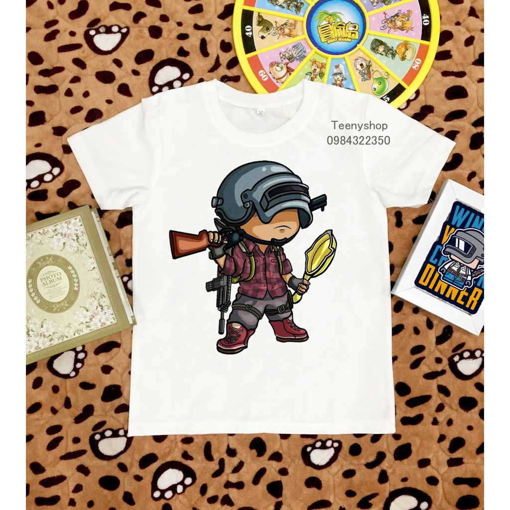 áo thun PUBG Mobile Battlegrounds nhiều mẫu