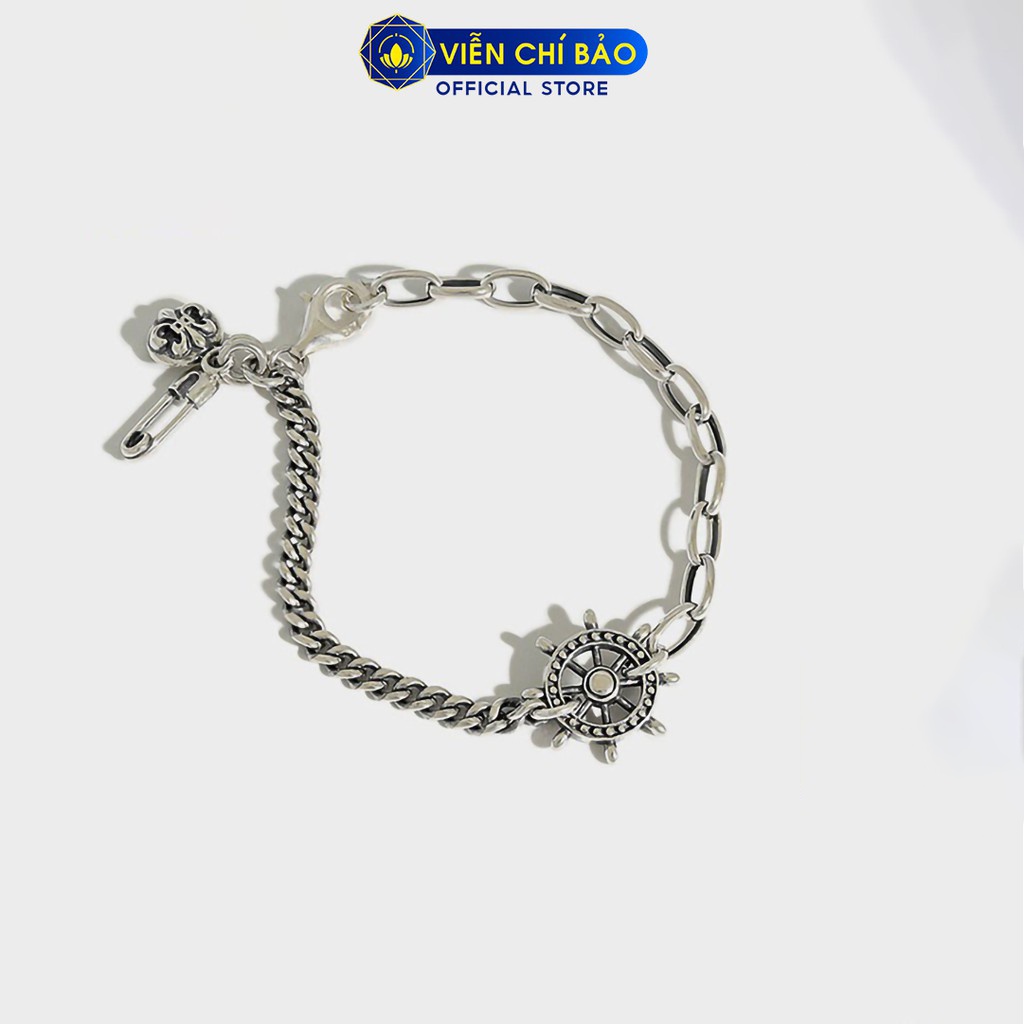 Lắc tay bạc nữ Bánh lái chất liệu bạc Thái 925 thời trang phụ kiện trang sức nữ Viễn Chí Bảo L000085