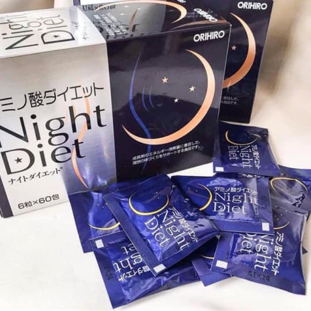 Viên uống giảm cân Night Diet Orihiro Nhật Bản