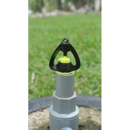 Béc bù áp không điểm mù X-model ren 17 , bákính 1-4m JINLI, tưới công viên,sân vườn, tưới rau ăn lá, tưới gôc sầu riêng