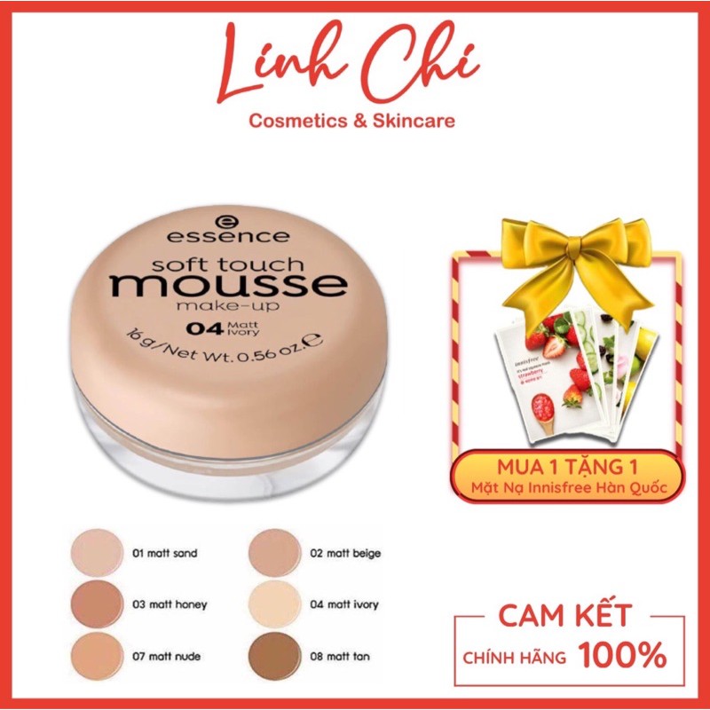 Phấn tươi Essence Soft Touch Mousse (Phấn Đức chính hãng)