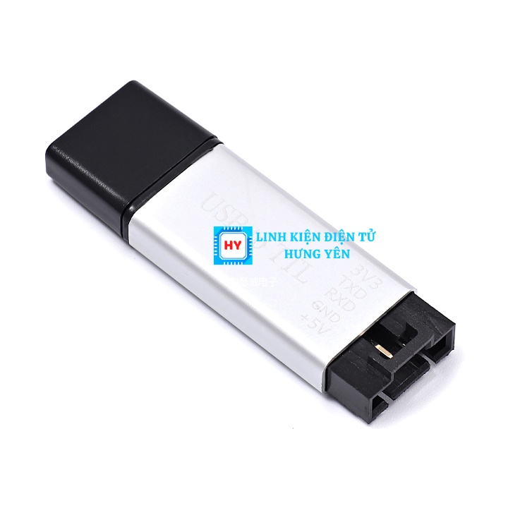 Module Chuyển Đổi CP2102 USB Sang TTL UART Vỏ Nhôm