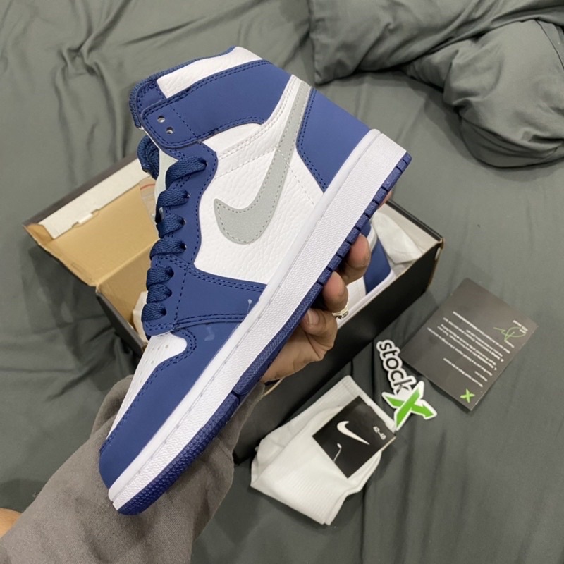 GIÀY JD1 HIGH RETRO NAVI 1:1 SC