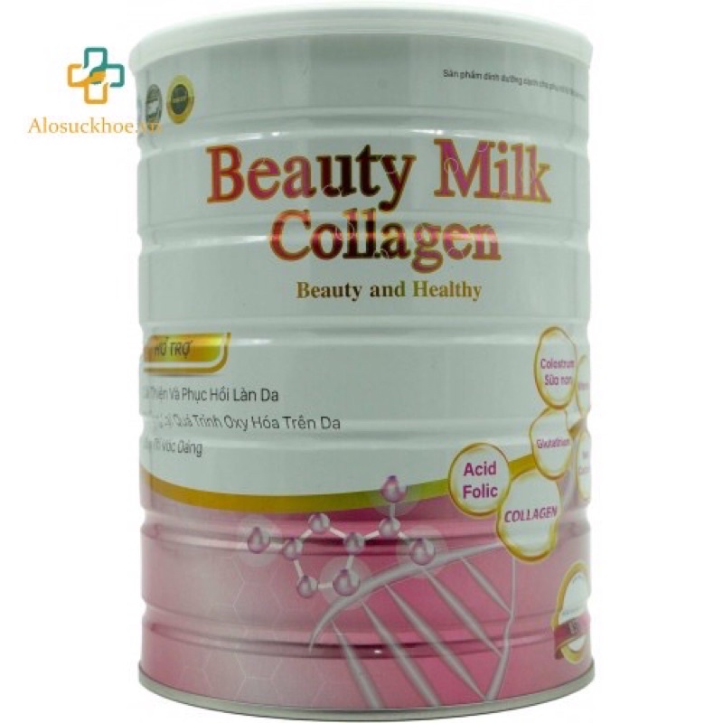 Sữa Beaty Milk Collagen hộp 850Gr