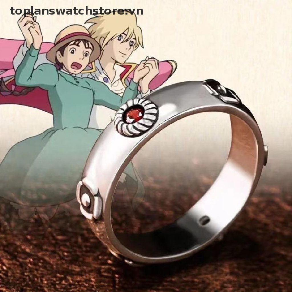 [toplanswatchstore] Nhẫn Hóa Trang Nhân Vật Hauru Sophie Thời Trang