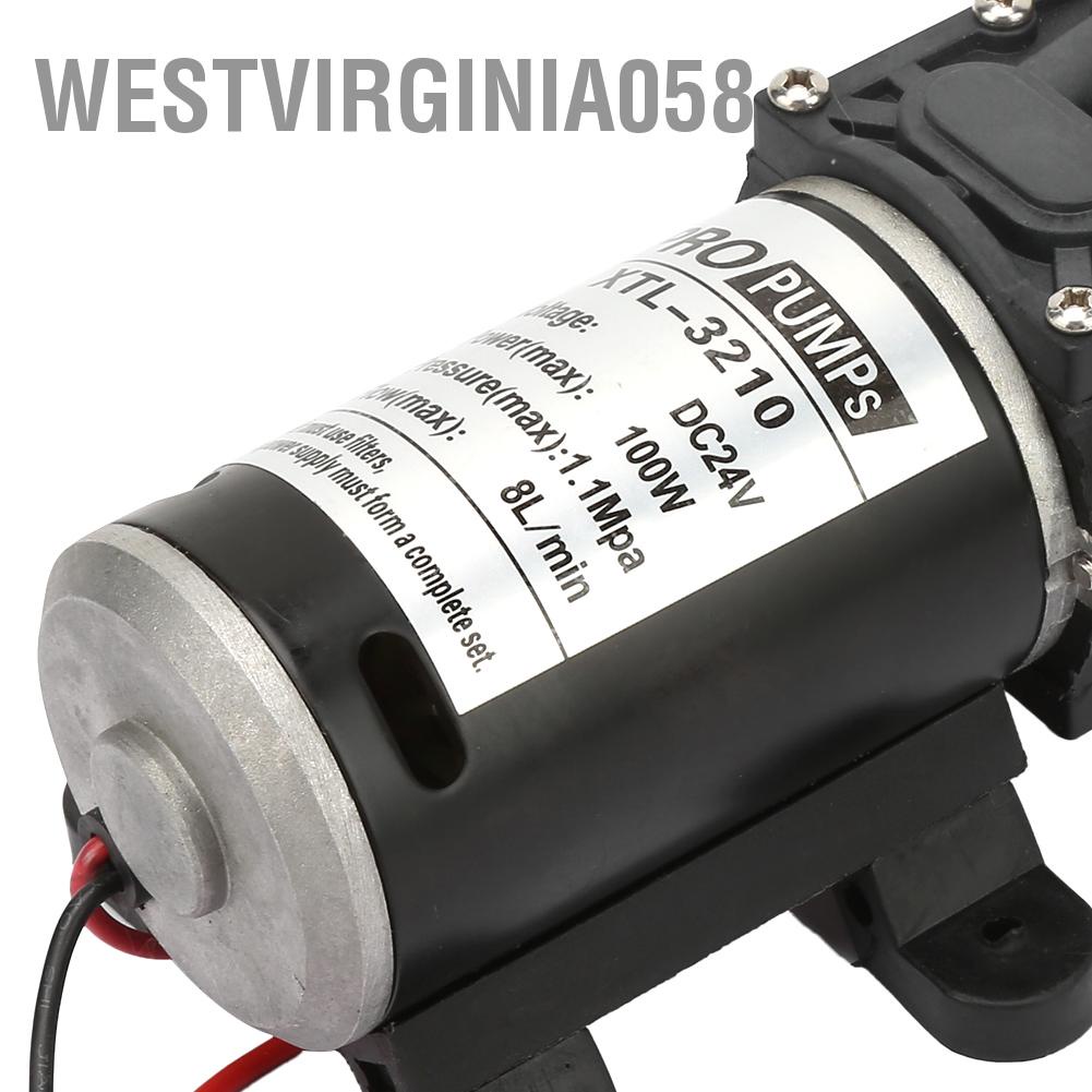 Có thể bán buôn Máy bơm nước áp suất cao tự mồi màng điện với công tắc 24V 100W Hàng giao ngayWestvirginia058