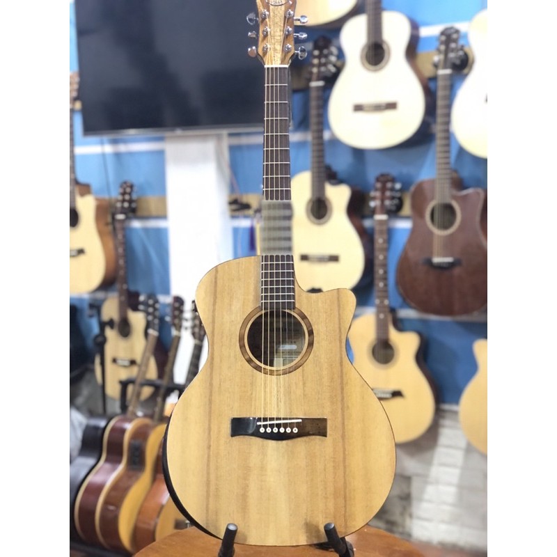 Đàn guitar toàn bộ là gỗ Tràm. guitar isaac Việt Nam tại Hà Nội