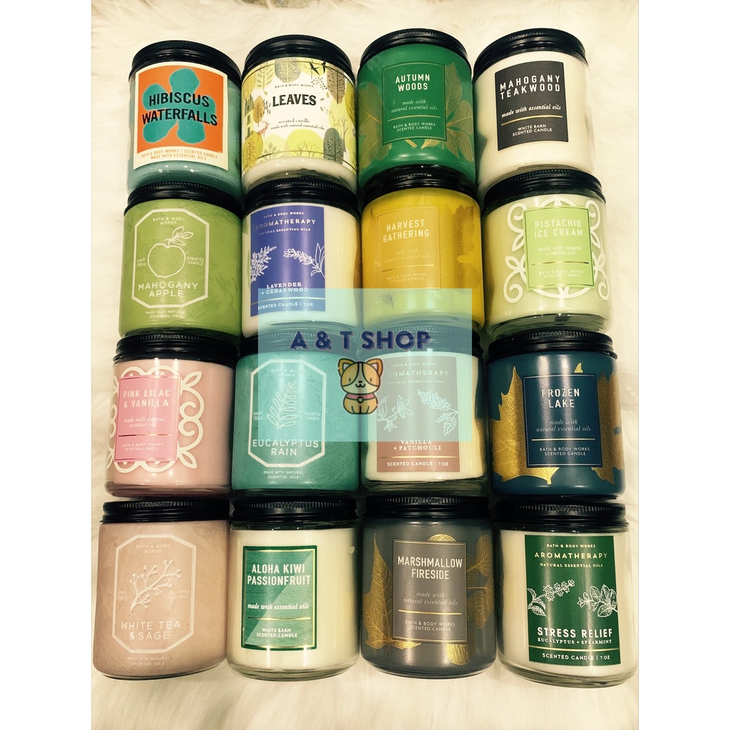 Nến thơm 1 bấc Bath and Body Works