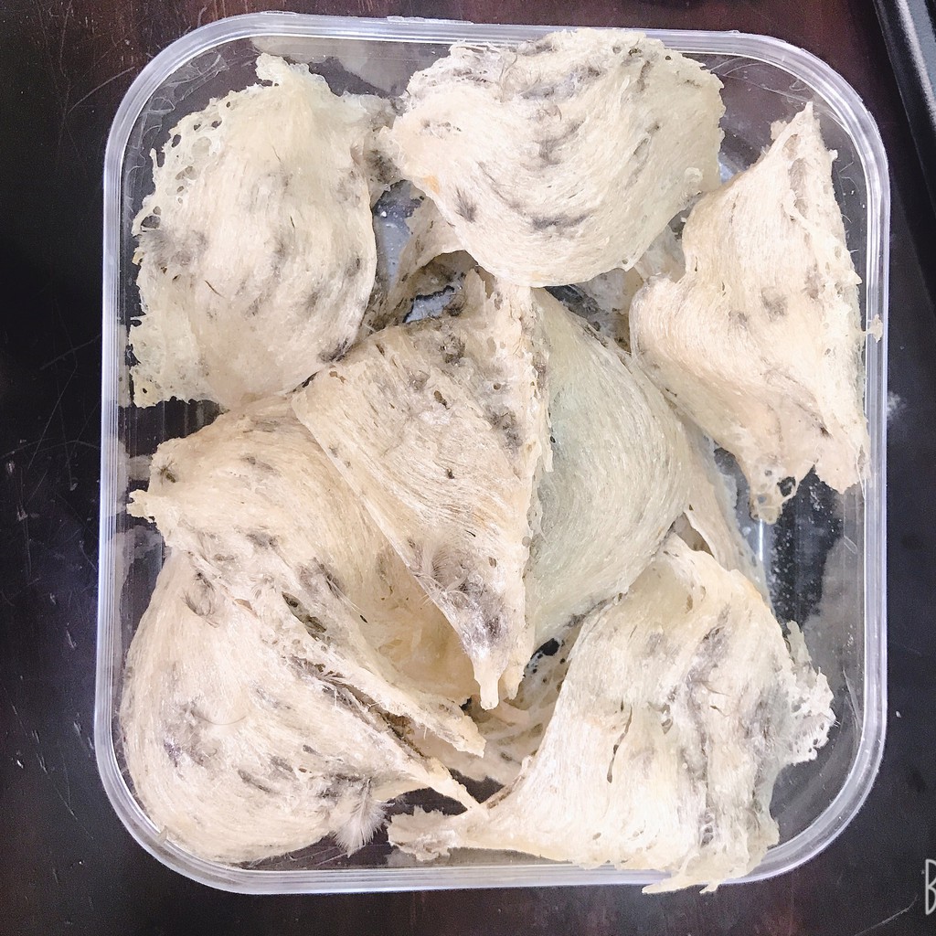 Tổ yến thô 100gram - tặng kèm nhíp. Tổ yến cho bé