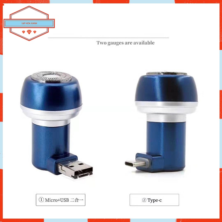 Máy Cạo Râu Thông Minh Cổng USB Cao Cấp Bộ Cạo Râu Tạp Hóa Xanh