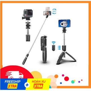 Gậy chụp ảnh selfie l02 kết nối bluetooth điều khiển từ xa