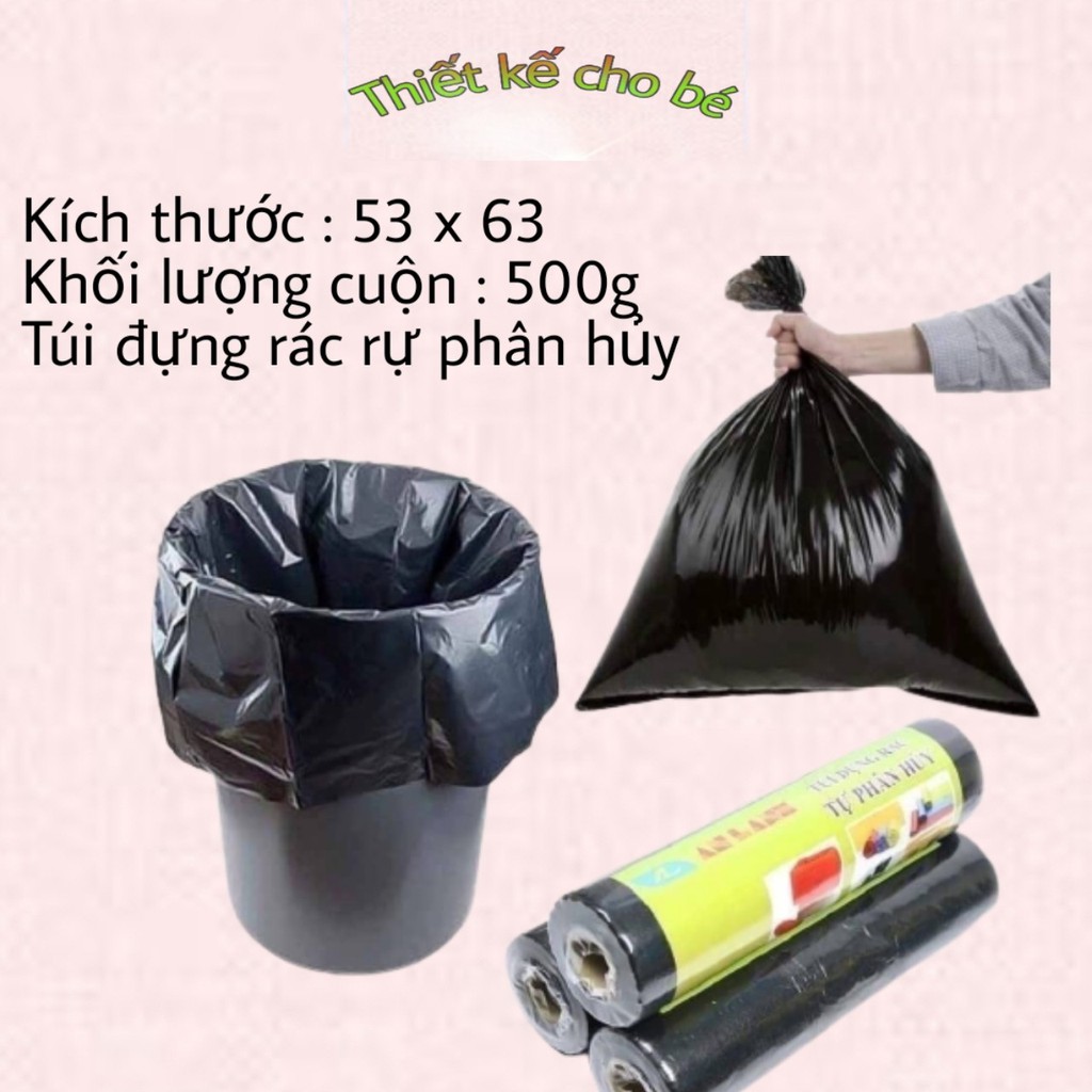 Túi Đựng Rác Tự Phân Hủy❤️FREESHIP❤️Túi đựng rác sinh học❤️Túi tự phân hủy cao cấp