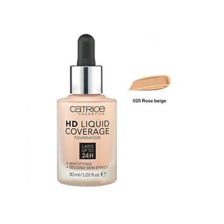 Kem Nền Kiềm Dầu Catrice HD 24h Liquid Coverage Foundation