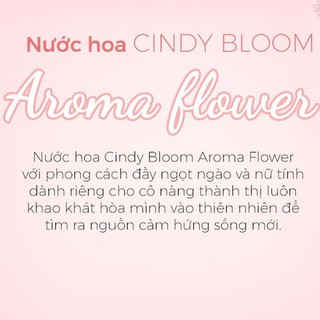 Nước Hoa Nữ Cindy Bloom Aroma Flower 30ml