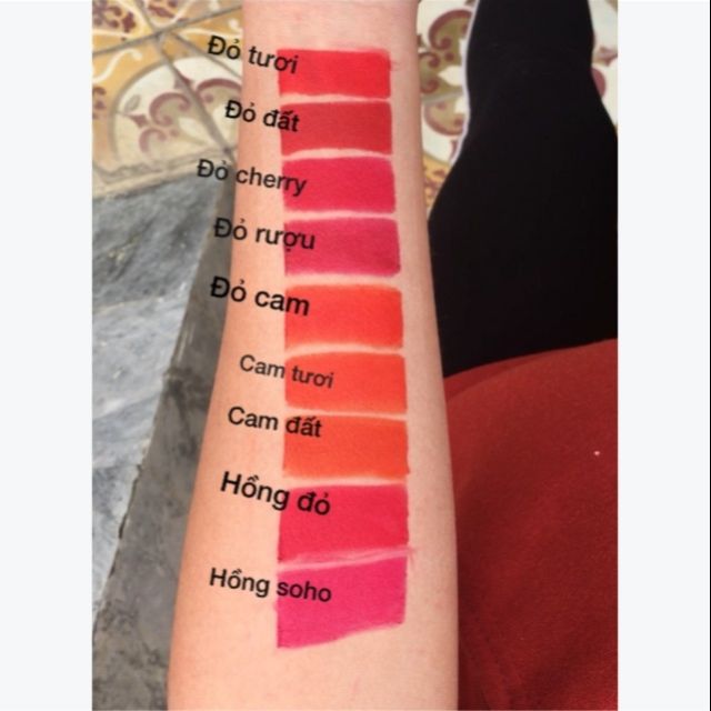 Combo 10 cây son sáp đủ màu